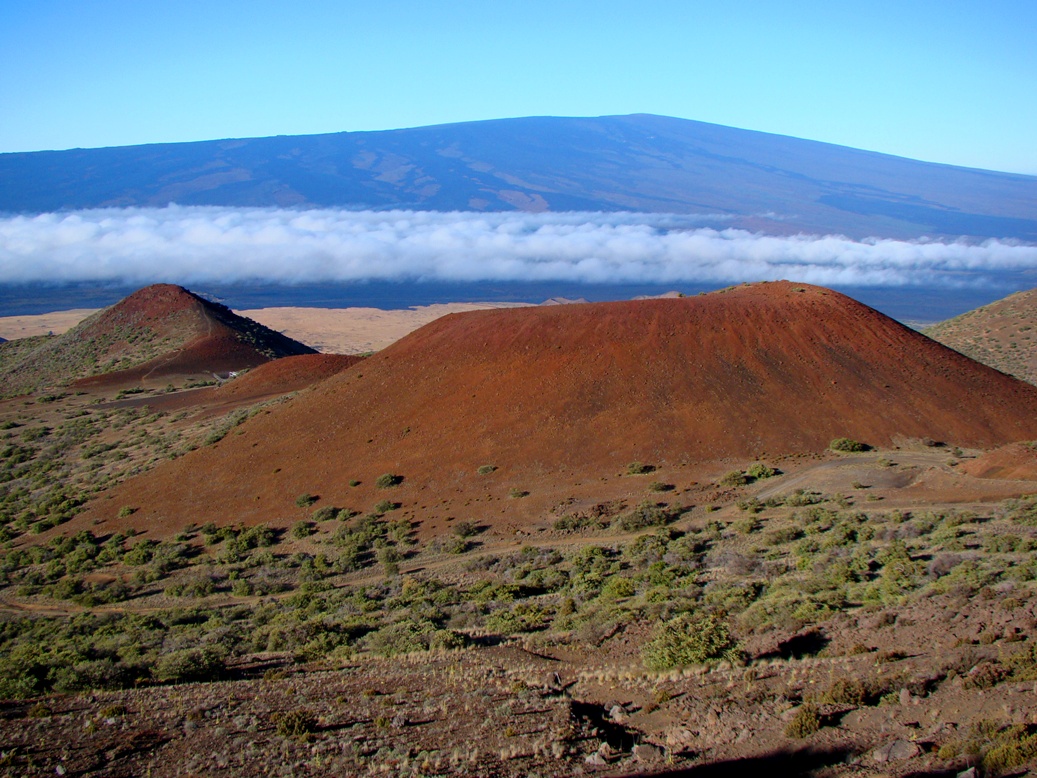 Mauna Loa from Mauna Kea Road